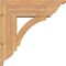 Ekena Millwork Thorton Traditional Smooth Bracket w/ Offset Brace, Western Red Cedar, 7 1/2"W x 22"D x 22"H BKT0806X22X22THR01SWR - alternate 3